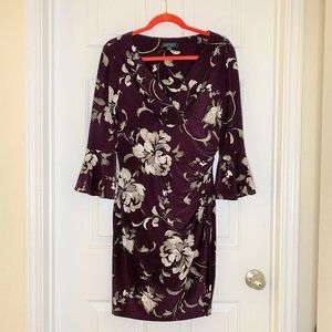 Lauren by Ralph Lauren Dress with Bell Sleeves 12P